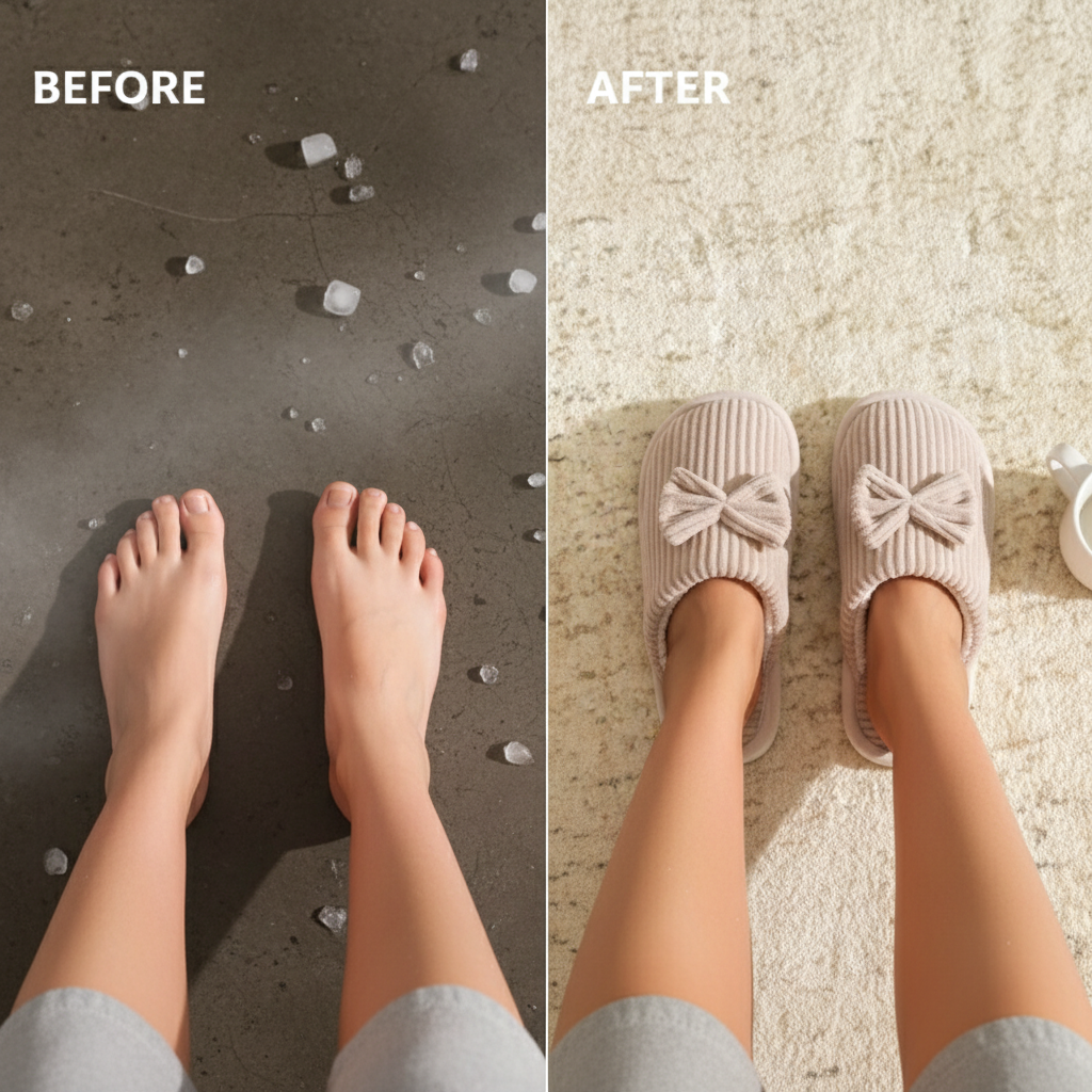 Pantoufle a nœud papillon